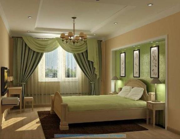 التصميم الحديث: اختيار الستائر لغرفة النوم