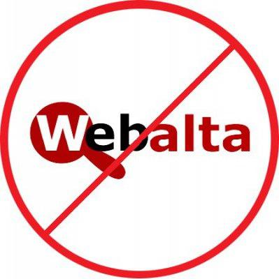 كيفية إزالة خطأ شريط الأدوات webalta