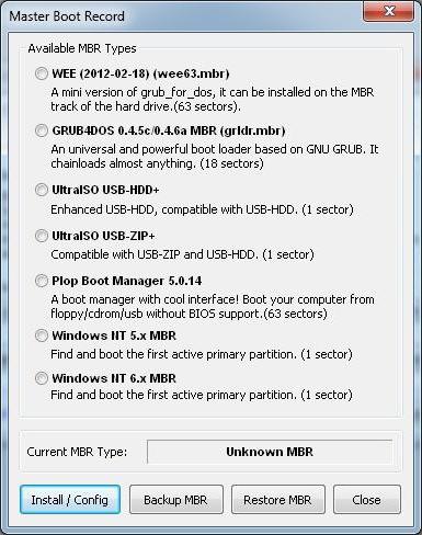 مثال على إنشاء محرك أقراص فلاش USB قابل للتشغيل باستخدام bootice